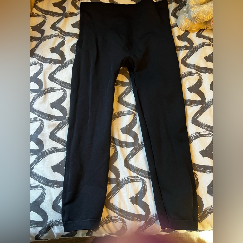 Spanx Look At Me Now Seamless Leggings black 1x